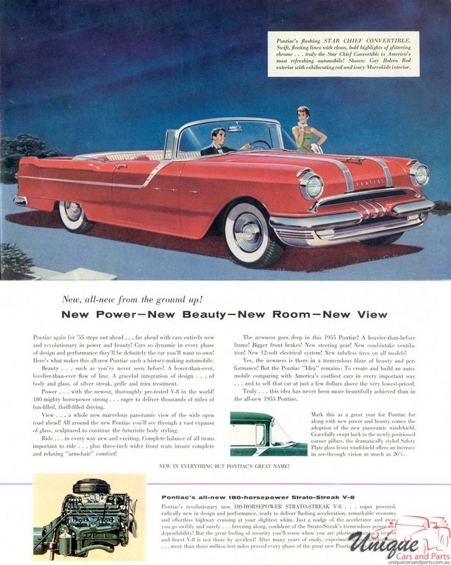 1955 Pontiac Brochure Page 3